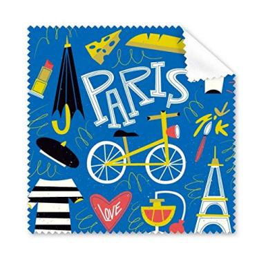 Imagem de Lifestyle France Mark Landmark Paris pano de limpeza para tela de telefone limpador de óculos 5 peças