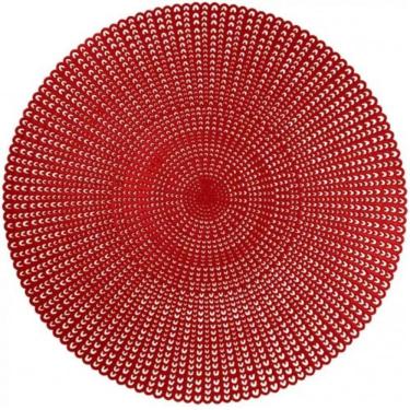 Imagem de Lugar Americano Macrome Natal Vermelho 41cm - Magizi