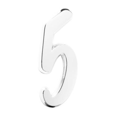 Imagem de Número Residencial Para Casa 5 Espelhado 3D 22cm