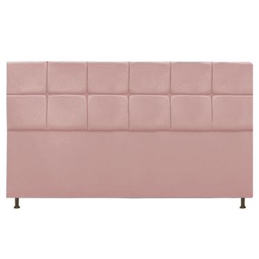 Imagem de Cabeceira Damares 195 Cm King Size Com Botonê Suede Rosê
