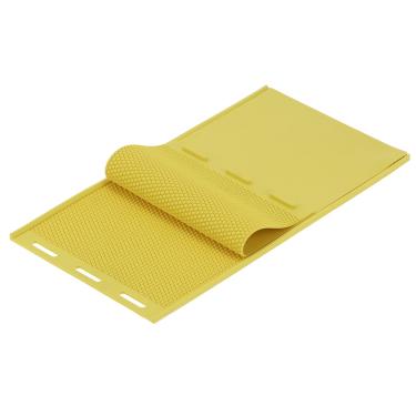 Imagem de Pilipane Molde de prensa de cera de abelha,2 peças moldes de cera de borracha faça você mesmo, molde de prensa de base de pente, folhas de cera de abelha flexíveis, 41,9 x 23,1 cm amarelo, acessório de apicultura