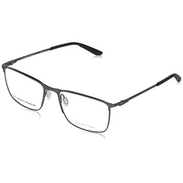 Imagem de Under Armour Armação retangular masculina Ua 5006/G para óculos de grau, Rutênio semiescuro, 57mm, 18mm