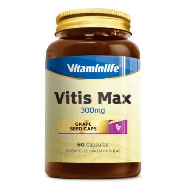 Imagem de Migrado Conectala>Desvinculado&amp;gt;Vitis Max 300mg 60caps Sementes de Uva - Vitaminlife 