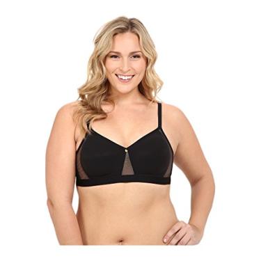 Imagem de Natori Sutiã feminino plus size com bojo macio conversível, Preto/café, 30DD