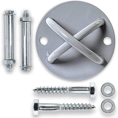 Imagem de Suporte de montagem na parede para TRX, suporte de teto para ioga, tiras de suspensão para anéis de ginástica e balanço de ioga aérea