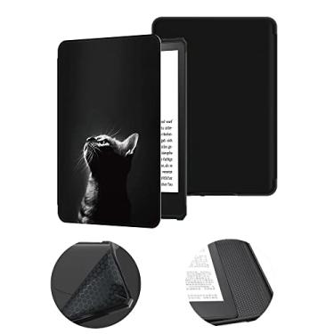 Imagem de Capa macia para Kindle 11ª geração lançada apenas em 2022, capa protetora à prova d'água com ativação automática (não serve para Kindle Paperwhite 11ª ou Kindle 10ª 2019)