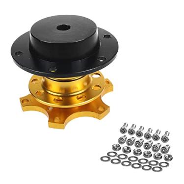 Imagem de Qudai Volante Universal de 6 Parafusos Adaptador de Cubo de Liberação Rápida Ferramenta de Remoção de Volante de Liga de Alumínio