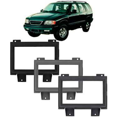 Imagem de Moldura Painel 2 Din 7" Polegadas Blazer 1995 até 2020 (Preto)