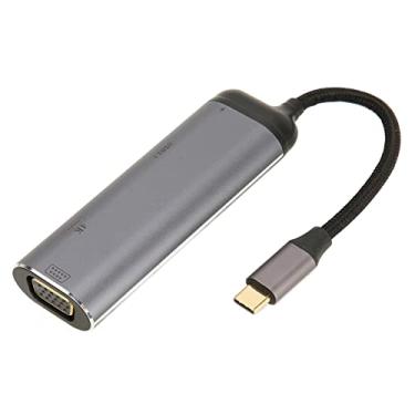 Imagem de Tipo C Docking Station, 100 W Tipo C2.0 Saída Tipo C para VGA Hub Tudo Em Um para Laptops