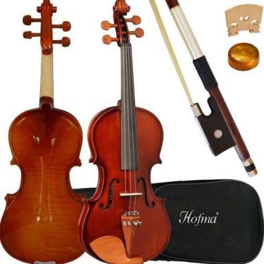 Imagem de Violino Acústico Hofma 1/2 Infantil Ve221 C/ Estojo Luxo