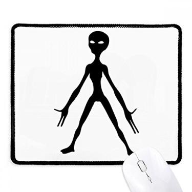 Imagem de Mousepad Apoio Mouse Alienígena Monstro Alienígena Borda Costurada Tapete de Borracha para Jogos