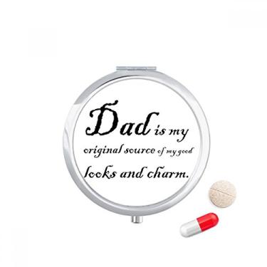 Imagem de Caixa de comprimidos com citação Original Source Dad Festival Porta-remédios