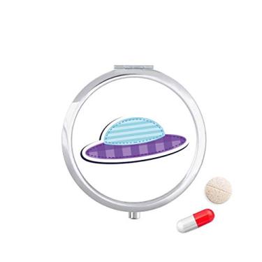 Imagem de Estojo de comprimidos de OVNI Universe and Alienígena, caixa de armazenamento de medicamentos, dispensador de recipiente