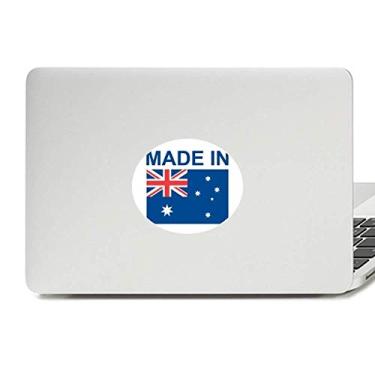 Imagem de Adesivo de notebook com emblema de vinil Made in Australia Country Love