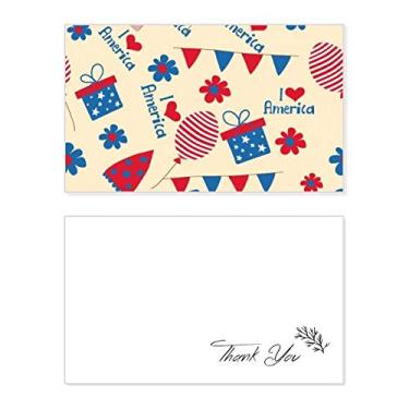 Imagem de USA Candy Gift Festival Flower Love Heart Thank You Card Birthday Paper Greeting Wedding Repreciation