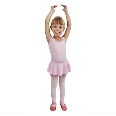 Imagem de Collant Ballet Com Saia Ritmus Regata Aurora Infantil