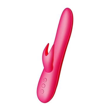 Imagem de Vibrador Aquecimento 12 Velocidades Ponto G Clitóris Estimulação Anal Massageador Vibratório Brinquedo Sexual (Vermelho)