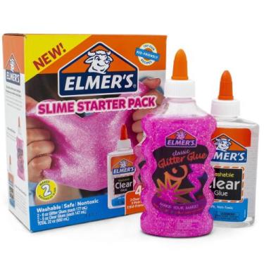 Imagem de Elmers Kit Cola Glitter Rosa  Toyng