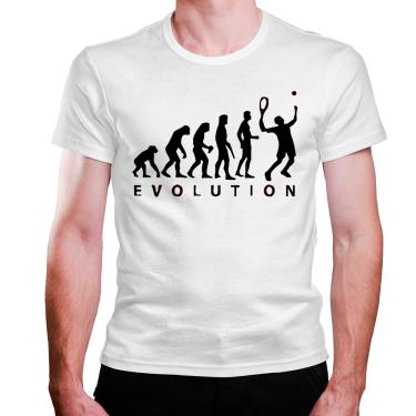 Imagem de Camiseta masculina branca evolution tenis