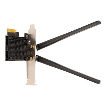 Imagem de Placa WiFi PCIe, WR-AX210 2.4G 5G 6G Tri Band Wireless Network Card 5400Mbps 5.2 Wireless Adapter with 6dBi High Gain AC68 Antenna, Support 11, 10