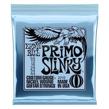 Imagem de Cordas para guitarra elétrica Ernie Ball Primo Slinky Nickel Wound, calibre 9.5-44