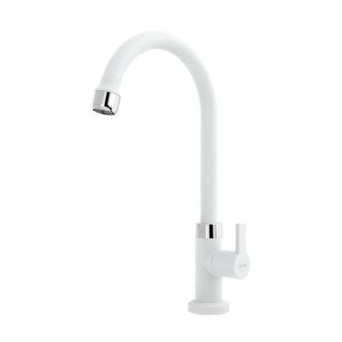 Imagem de Torneira Blukit De Bancada Confort 1/4 De Volta Branca