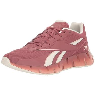 Imagem de Reebok Tênis feminino Zig Dynamica 4, Sedona rosa/giz/possivelmente rosa, 6.5