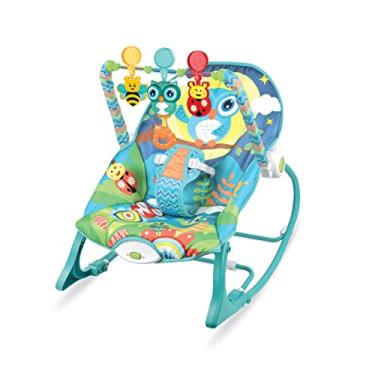Imagem de Maxi baby Cadeira de Descanso e Balanco Funtime Coruja, (Até 18 kgs), Multicolorida