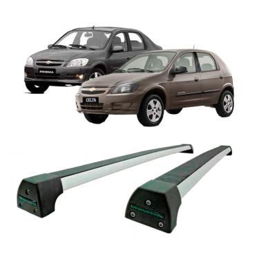 Imagem de Rack De Teto Alumínio Prisma 2006 até 2012/ Celta 2000 até 2015 Long Life