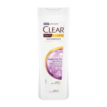 Imagem de Shampoo Anticaspa 200ml Hidratação Intensa Clear - Unilever