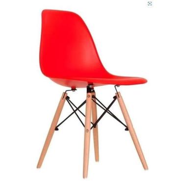 Imagem de Cadeira De Jantar Charles Eames Eiffel Vermelha - Quick Store