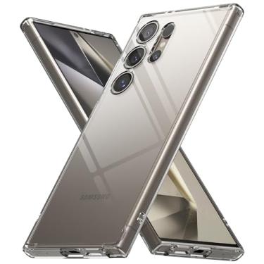 Imagem de Ringke Fusion [recortes precisos para lentes de câmera] compatível com Samsung Galaxy S24 Ultra Case 5G, capa de telefone transparente para mulheres, homens, amortecedor à prova de choque projetada