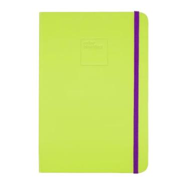 Imagem de Caderneta Pontilhada Color Blocking 80 folhas em Papel Marfim 90g/m² (Capa Verde/Roxo | 14,5x21cm)