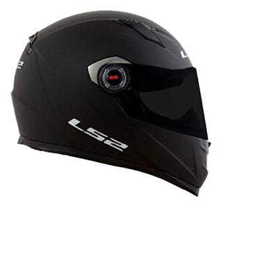 Imagem de Capacete Ls2 Ff358 Monocolor Preto Fosco 60/L