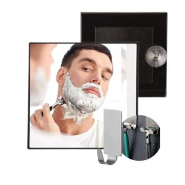 Imagem de Espelho Para Fazer Barba Chuveiro Com Ventosas Box Banheiro