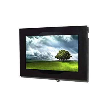 Imagem de TABcare Capa de metal antifurto com trava para tablet Samsung Galaxy TAB S9 FE+ 12.4, S7+ S8+ S9+ S7 FE para quiosque, POS, loja, exibição de exibição, relógio de ponto (TAB S9 FE+, preto)