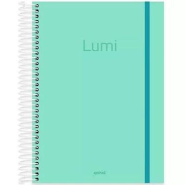 Imagem de Material Escolar Caderno Cores Neon 10Matérias/160Folhas/Kit