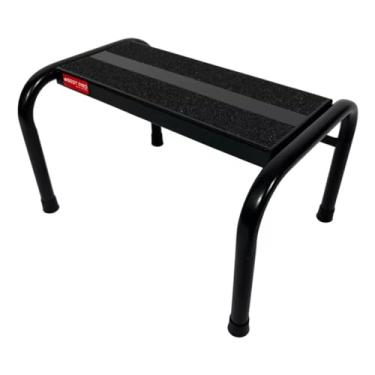 Imagem de Escada Escadinha 1 Degrau Para Maca Super Resistente Preta