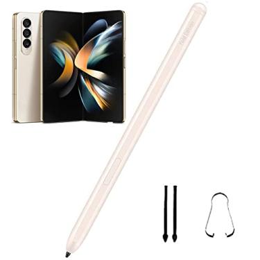 Imagem de Caneta de substituição bege Galaxy Z Fold 3 4 + 2 pontas de caneta para Samsung Galaxy Z fold 3 4 S Pen Touch Stylus S Pen + pontas/pontas de substituição