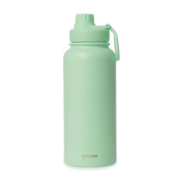 Imagem de Gocase Garrafa Fresh Térmica Para Água em Aço Inoxidável, Bebida Quente por até 12hrs ou Fria por até 24hrs (Verde, 950 ml)