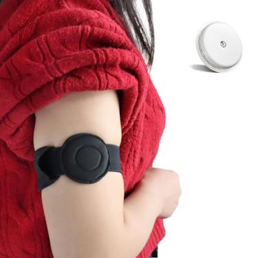 Imagem de pinklilycare Pacote com 2 Braçadeiras para Sensor Freestyle Libre 3, Capas para Diabetes, Faixa de Braço, Transmissor, Proteção do Sensor