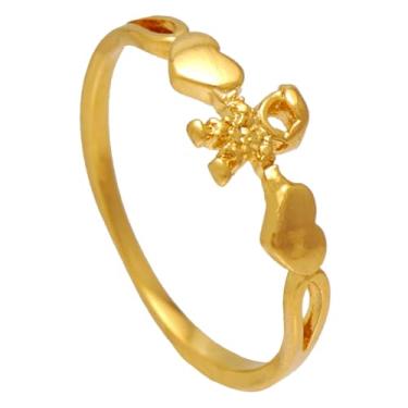 Imagem de Anel de Filho com Menino E Corações Folheado Em Ouro 18K (25)