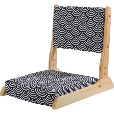 Imagem de Cadeira de tatami dobrável, cadeira de chão portátil, assento de madeira para meditação com apoio para as costas, cadeira japonesa sem pernas, sofá preguiçoso para sala de estar com janela s