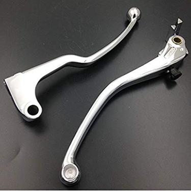 Imagem de Alavancas de embreagem de freio de motocicleta para Yamaha YZF-R1 2004-22012 YZF-R6 2005-2014 RUSIHO (Chrome)