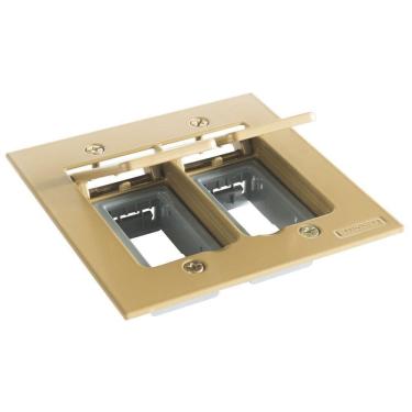 Imagem de Tampa 2 Postos 4x4 Para Piso Tramontina Modular Dourada