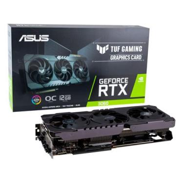 Imagem de Placa de Vídeo Asus GeForce RTX 3060 - 12GB GDDR6 192 bits TUF Gaming 