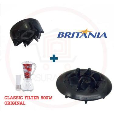 Imagem de Kit Arraste do Copo e Do Motor Liquidificador Britania Classic Filter 