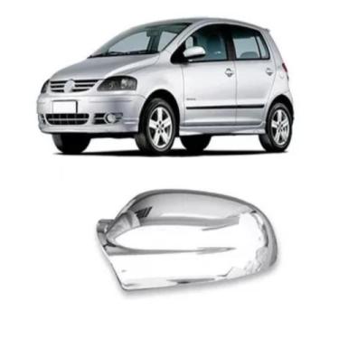 Imagem de Aplique Cromado Retrovisor Esquerdo S/ pisca Gol  Saveiro  Voyage G6,G