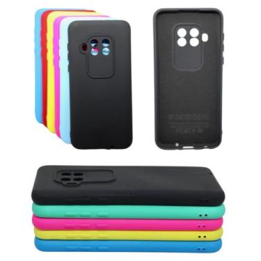 Imagem de Capa Proteção Capinha Para Moto One Zoom Aveludada Silicone - Mustangs