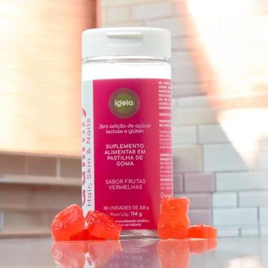 Imagem de Gummy Cabelo Pele Unhas - Sem Açúcar Lactose ou Gluten